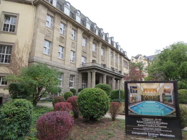 The Kaiser Fredrich Therme in Wiesbaden